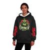 Women's Casual Fashion Plus Velvet Thickened Christmas Print Hooded Sweatshirt
