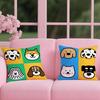 Cartoon Simple Lines Dog8 Cushion Cover 2-in-1 Reversible Plush Pillow Cover | Car/Sofa/Bed | Perfect Gift