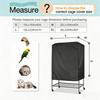 Oxford Cloth Bird Cage Cover - Light-Blocking, Ventilated, Waterproof & Dustproof, Night Pet Bird Cage Protective Cover