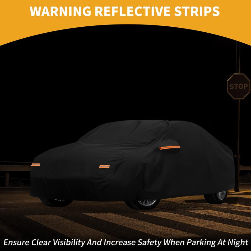 Motoforti All-Weather Waterproof Car Cover - UV-Resistant Outdoor Full Exterior Protection for Tesla Model Y -2025 210D-PU