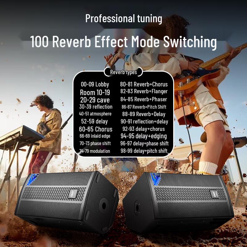 SAST SA-179 Outdoor Professional Instrument & Performance Speaker CN plug (adapter included)
