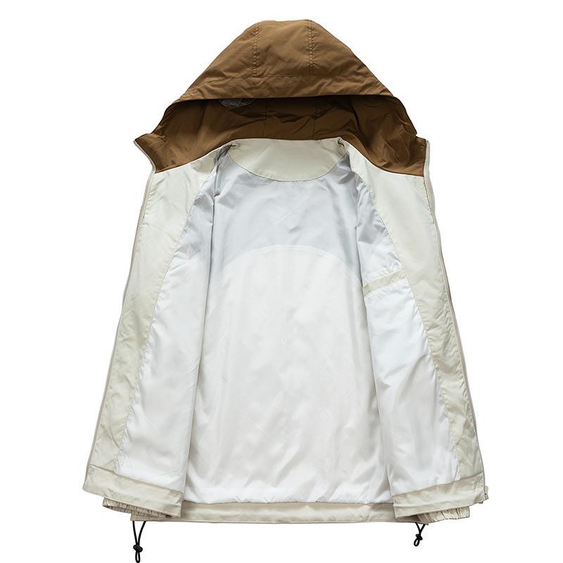 Men's Autumn New Outdoor Mountain Hooded Men's and Women's Casual Versatile Jacket Men's Jacket
