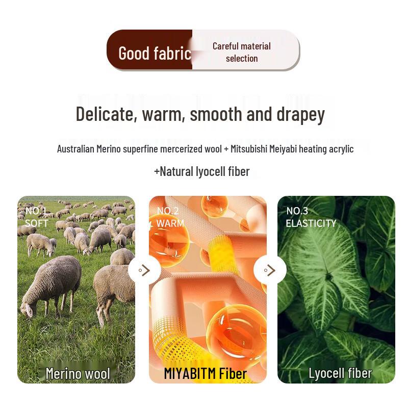 Pierre Cardin Women's Cloud Wool Thermal Underwear