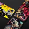 Abstract Plants Flower Phone Case Cover for iPhone 17 16 15 14 13 12 11 Pro Max 17 Air Plus Shockproof Soft TPU Shell Fundas Bag