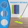 Mop Pad Replacement Wooden Floor Cleaning Cloth Foldable Mop Cloth Replacement for Commercial Bathroom Living Room Hardwood