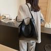 Retro Small Bag Women's New Trendy Fashion Shoulder Bag Texture Underarm Baguette Bag Simple Hand Bag