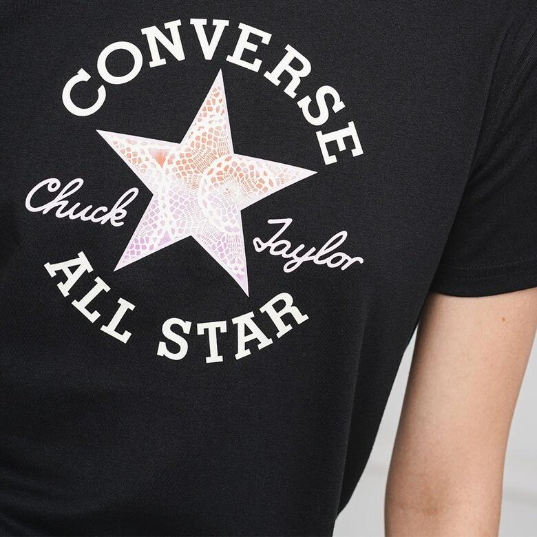 Converse Chuck Patch Regular T Shirt Women's Black 10026362-001