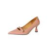 Fashion New Spring/summer Patent Leather High Heels Shoes Women Shallow Shoes for Women Fashion Bow Pointed Toe Women Pumps Ladies Shoes