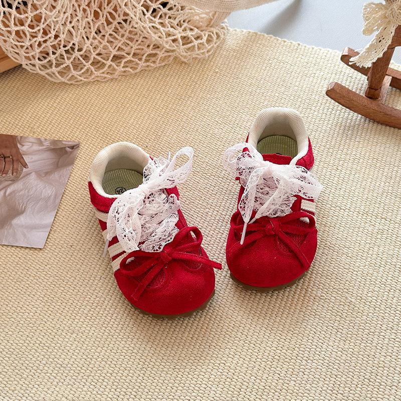 Girls shoes 2025 summer new children's sports net shoes single mesh baby breathable thin girls German training shoes