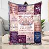 18th Birthday Celebration Quotes Blanket Durable Comfort Great for Seaside Sofa Chair All-Season Use Stylish Decor