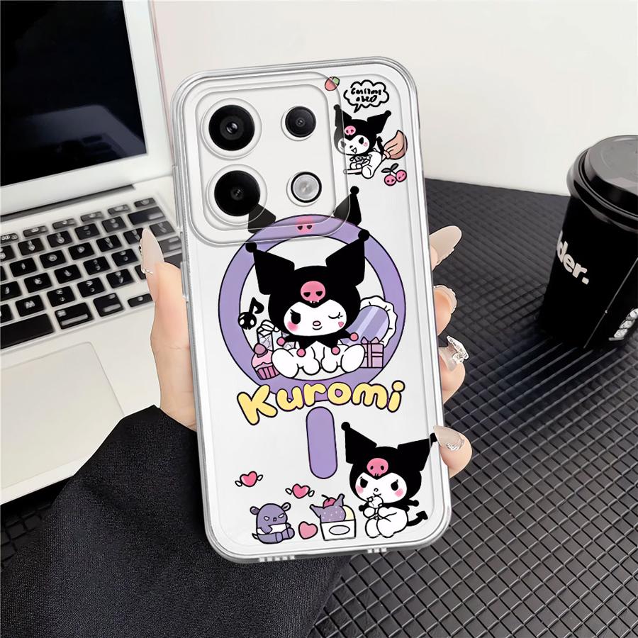 

Soft Phone Cover Case for Xiaomi Redmi Note 14 Pro Plus A4 Note 13 10S 12S 11 9 10 13C 12 11S 14C Cartoon Cute Kuromi Redmi Note 13 4G