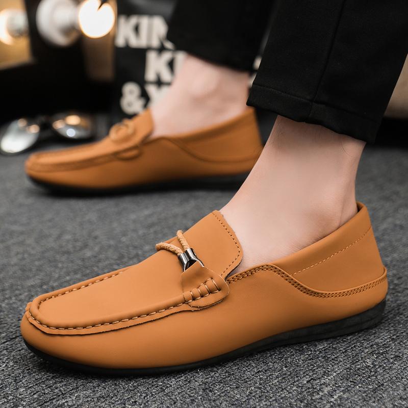 Fashion Large Size Men Casual Shoes New Summer Driving Slip On Loafers Moccasins Luxury Brand Suede Leather Men's Shoes Mocassins 46