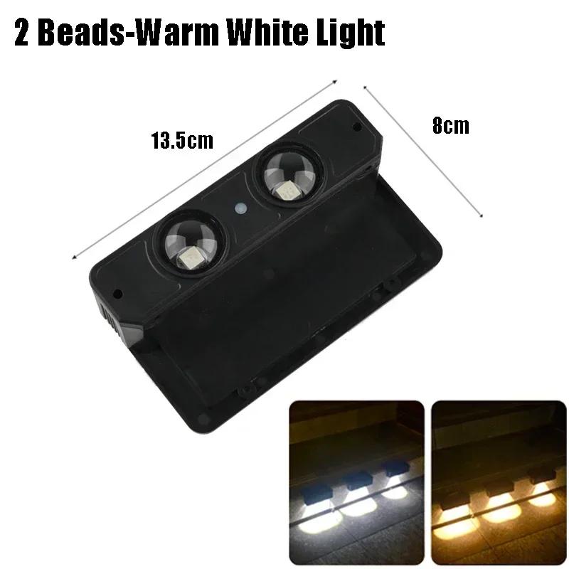 

LED Solar Wall Lamp Outdoor Waterproof Solar Powered Light Home Courtyard Fence Railing Garden Yard Decor Outside Lighting 1Pcs