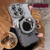 iPhone 16 Pro Carbon Fiber Case with Magnetic Double Ring Stand