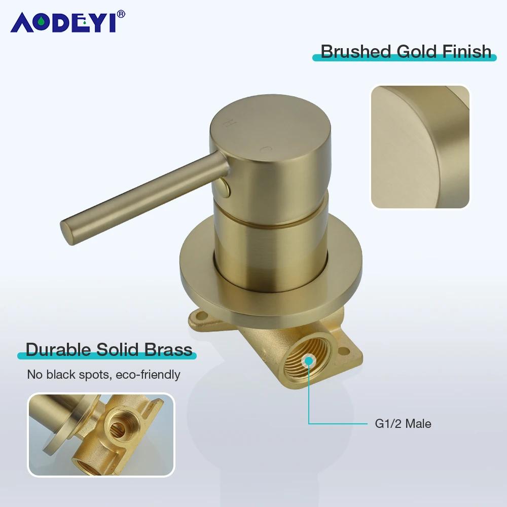 Handheld Bidet Sprayer Set For Toilet Brass Hot & Cold Hand Bidets Brushed Gold Bathroom Faucet Shower Head Self Cleaning Black