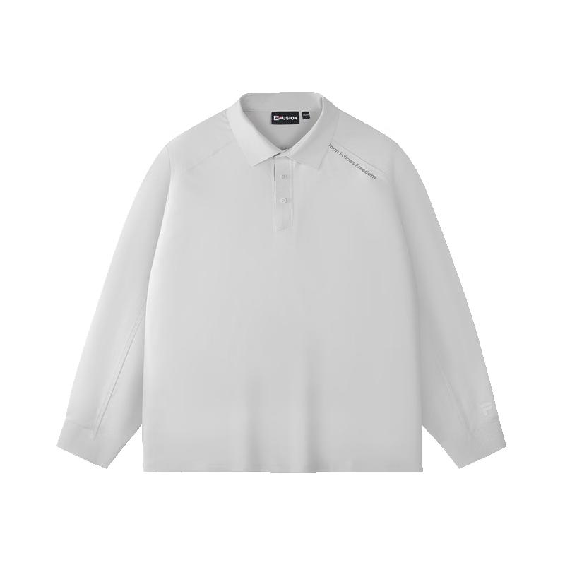 FILA Men s Casual Quick-Dry Long Sleeve Polo Shirt L
