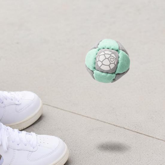 Creative Footbag Toy, Handmade Knitted Juggling Balls for Kids Adults, Colorful World Bean Bags for Outdoor Game