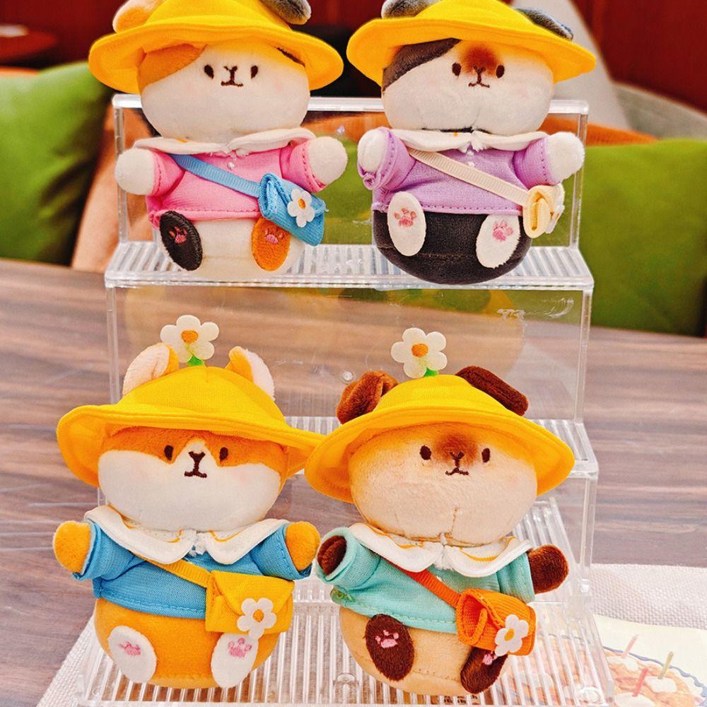 Cute Guinea Pig Pendant Cavy Car Keyring Funny Plush Dolls Keychain  Bestie