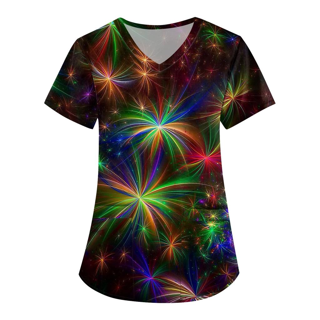 Dam Karnevalstema Outfit Festmaskmönster Vårdgivartopp