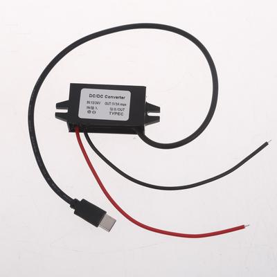 12V zu 5V USB C Konverter DC12V zu Typ C 5V 3A USB Buckk Modul Step Down DCDC 8-23V Konverter Spannungsregler