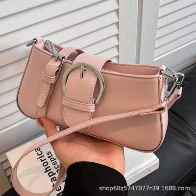 Underarm Trendy Fashion Bag Women's 2025 Summer New Ins Simple Temperament Shoulder Bag Commuter Crossbody Women's Bag