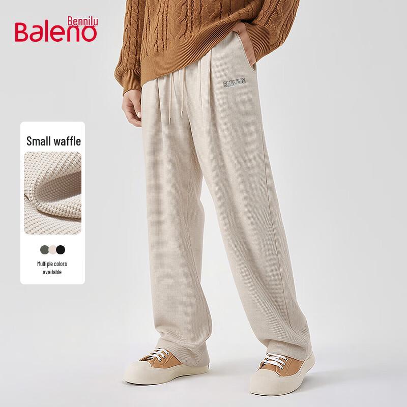 

Baleno Men s Waffle Casual Straight-Leg Pants 2XL