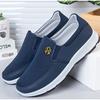 Cloth men's casual single shoes board shoes breathable soft sole work shoes canvas shoes