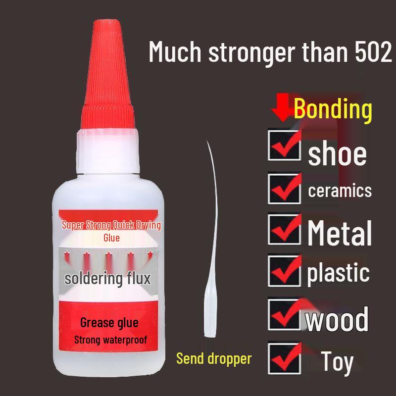 Electric Welding Glue - Multi-Purpose Adhesive for Shoe, Tire, Metal, Plastic, Waterproof, Oily Surfaces, Replaces 502