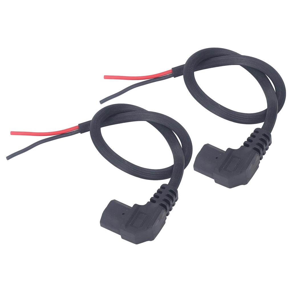 2PCS Electric Bike Power Cord T Type Charging Power Cable Accessories 1.5mm² for Electric Scooter