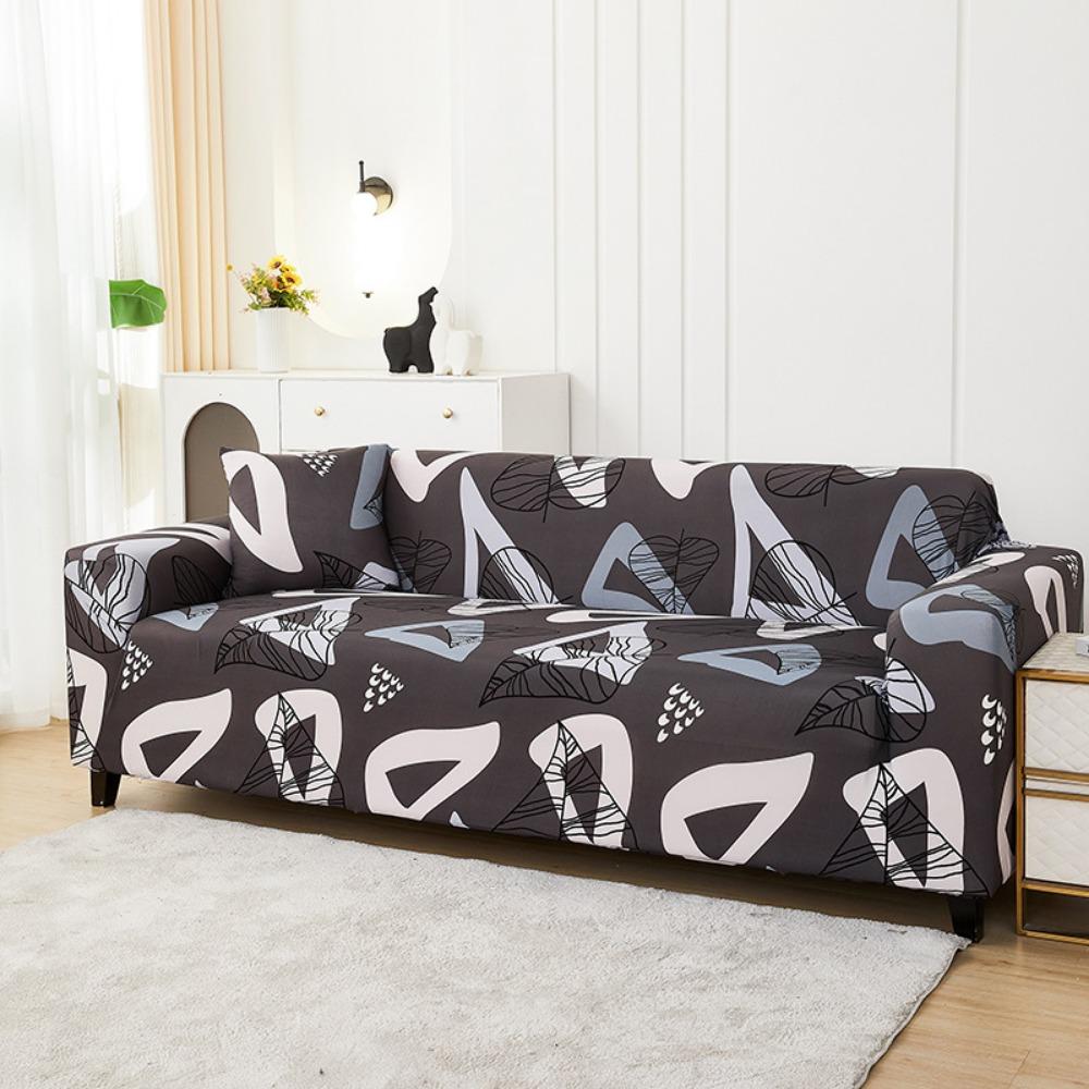 Stretch Sofaschutz Vollbezug Rutschfest mit Kissenbezug für Vintage Sessel Elastischer Couchbezug