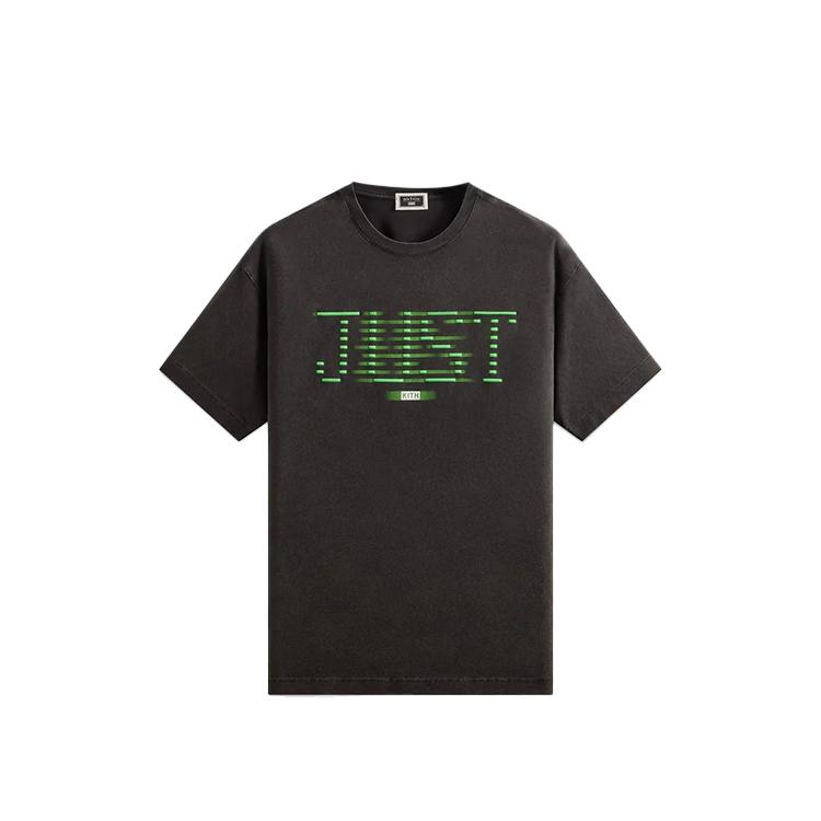 Kith For The Matrix Just Us Vintage Tee Black Men Tops KHM035051-001 L