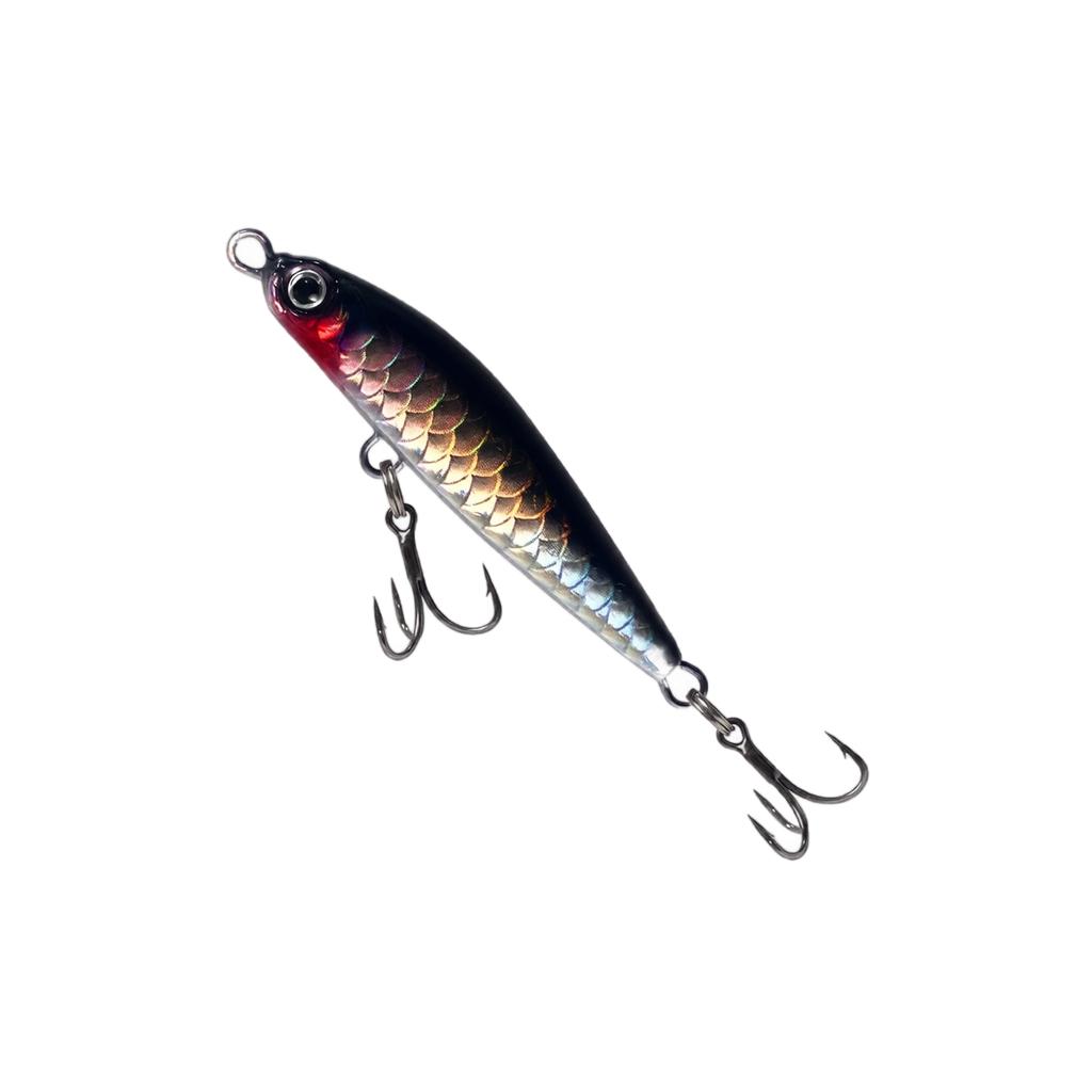 Fishing Jig Metal Lure Saltwater Boat Fishing Bait with Treble Hooks Various Weights for Long Distance Casting and Sea Fishing
