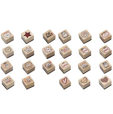 Petit Fancy Σφραγίδα - 2 Επιλογές (Ξύλινη/Σφραγίδα Επαίνου/Χαριτωμένο Σχήμα)