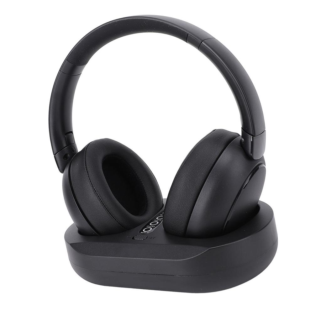 Wireless Headphone for TV Watching 2.4G Bluetooth 5.3 Wireless TV Headset with Charging Base for Seniors Elderly