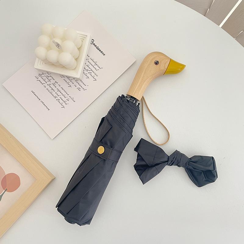 Ombrello Casual Pratico Ombrello Sole e Pioggia Compatto Portatile Protezione UV Pieghevole Ombrello da Viaggio Pendolarismo Quotidiano