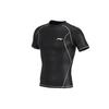 Li Ning Solid Color Short Sleeve Fashion Comfortable Swimwear Men Swimwear Black LSCP433-1