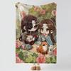 Anime H-Heaven Officials Blessing-g Throw Thick Comfort Flannel Quilt, Multi-scene Use Indoor Outdoor Daily Nap
