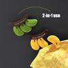 Banana Shaped Fridge Magnets Bag Clip,2-in-1 Detachable Food Snack Bag Sealing Clips For Kitchen,Multifunctional Snack Sealer