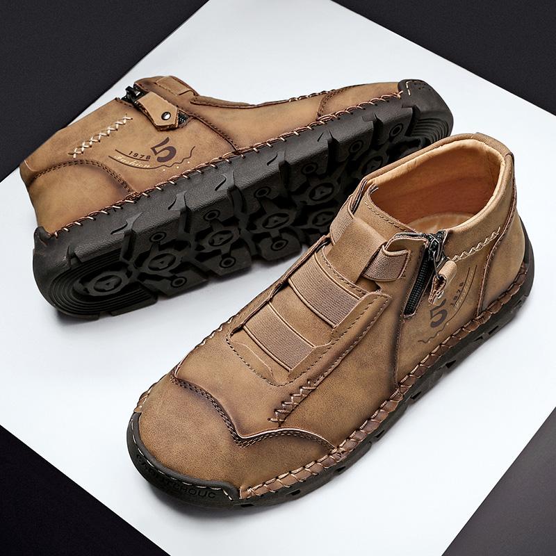 Suède Enkellaars Heren Chelsea Boots Nieuwe Vrije Tijd Wandelen Heren Outdoor Sport Zachte Elastische Band Instapper Schoenen Zakelijk Casual Schoenen