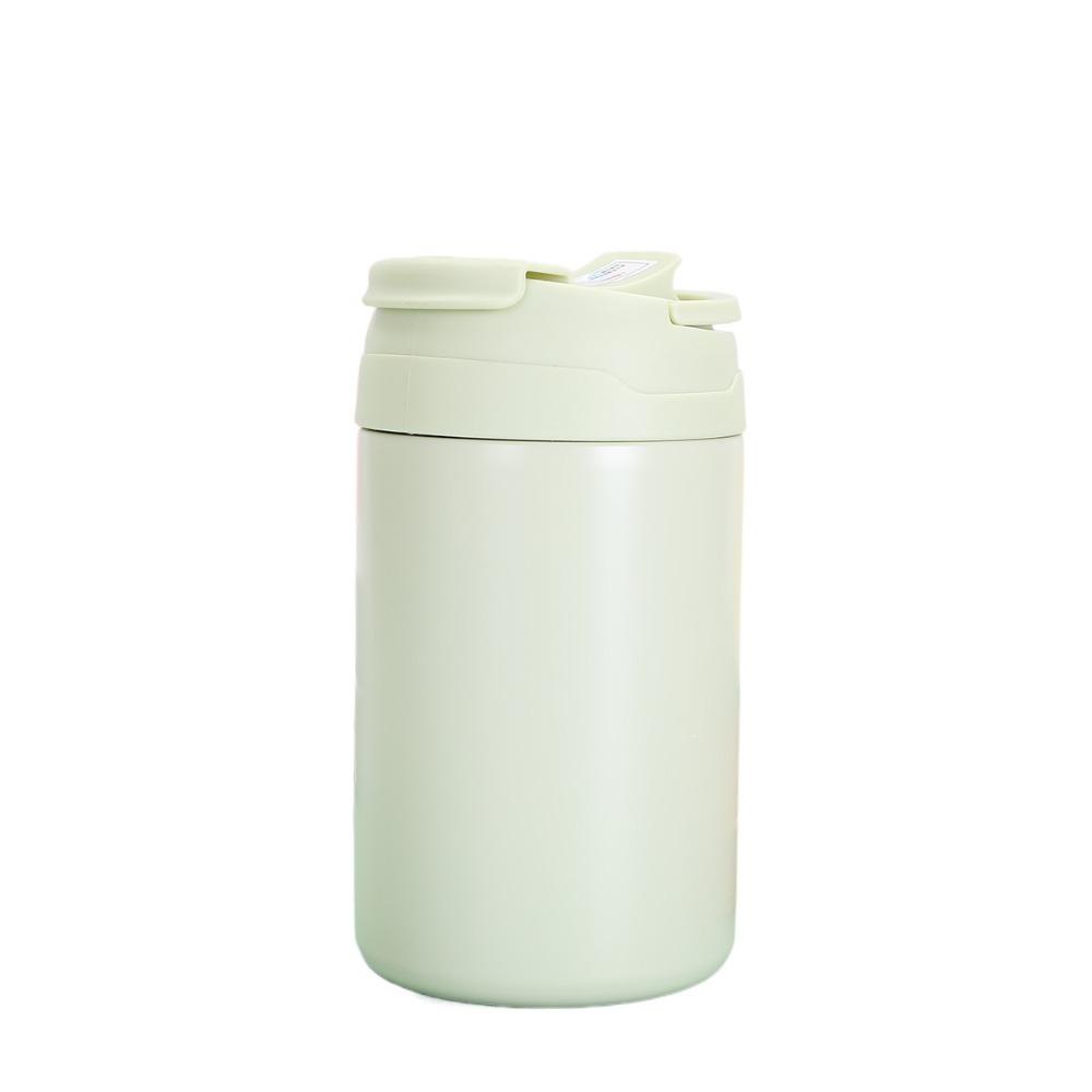 Solid Color Stainless Steel Cup Simple Water Bottle Durable Insulated Coffee Mug  Travel