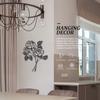 Schmiedeeisen Rose Wanddekorationen Haus für Zuhause Schwarz Retro Metall Blume Blumen