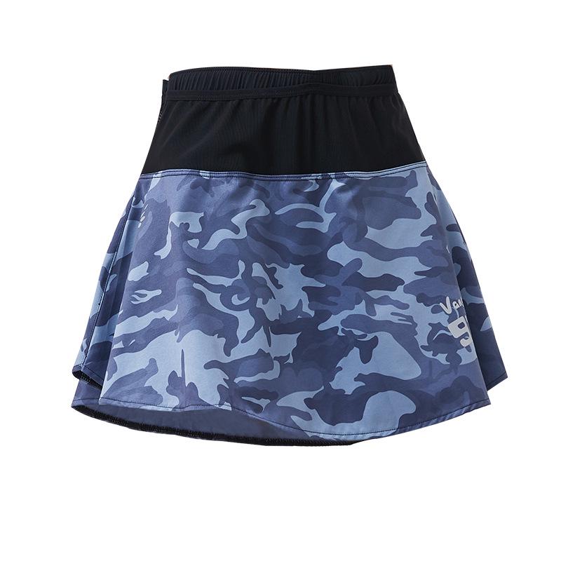 

Женская быстросохнущая миди-юбка с карманами - Теннисная, для йоги, для бега юбка-шорты с защитой от просвечивания S (80-90 jin)