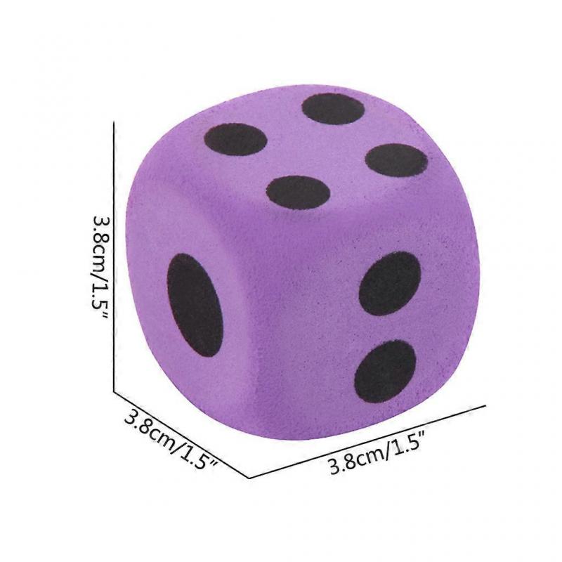 6pcs Specialty Giant EVA Foam Dice Kid Educational Toys Children Party Game Dice