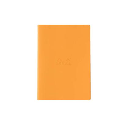 Rhodia Agenda Tamanho A5 Edição 2026 com Agenda Mensal A5 x com PVC Rhodia cf117385cvpara Blocos, "Mensal (14.8 21cm) Capa "Básica", Laranja,