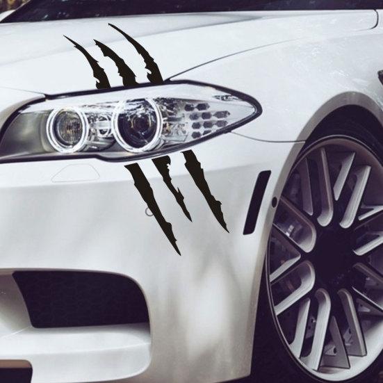 Monsters Scratch Claw Marks Car Body Window Headlight Decals Sticker Decoration