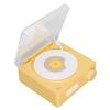 X11 Portable Retro Record Player with Built-in Receiver, 360-Degree Stereo HiFi Sound, 3 Playback Modes, and Mobile Phone Connectivity (Yellow)