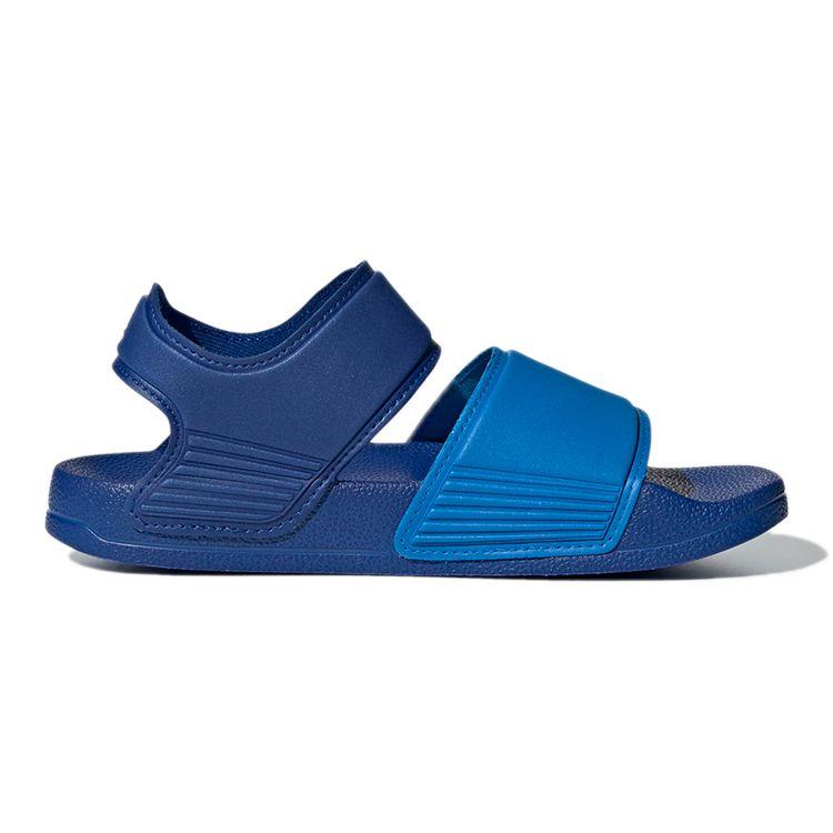 adidas Adilette Sandalet J Kraliyet Mavisi Çocuk Spor Ayakkabıları Neon Turuncu Mavi-Acele GW0343