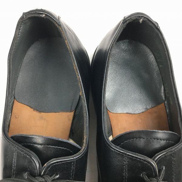 70s Vintage GESKA German Service Shoes Plain Toe Black Size 42 / 26.5-27.0cm Men's(USED)