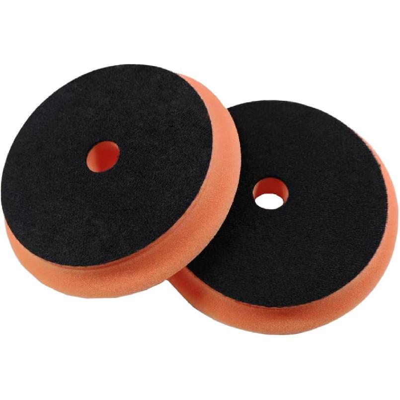 

2PCS Buffing Polishing Pads, 6 Orbital Coarse Cutting Foam Sponge Pads, Hook and Loop Buffing Pad for 6 RO/DA Rotary Polisher Compounding, оранжевый