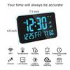 Tuya WiFi Desktop Clock Calendar Intelligent Thermometer Hygrometer with Digital LED Display Support WIFI Auto